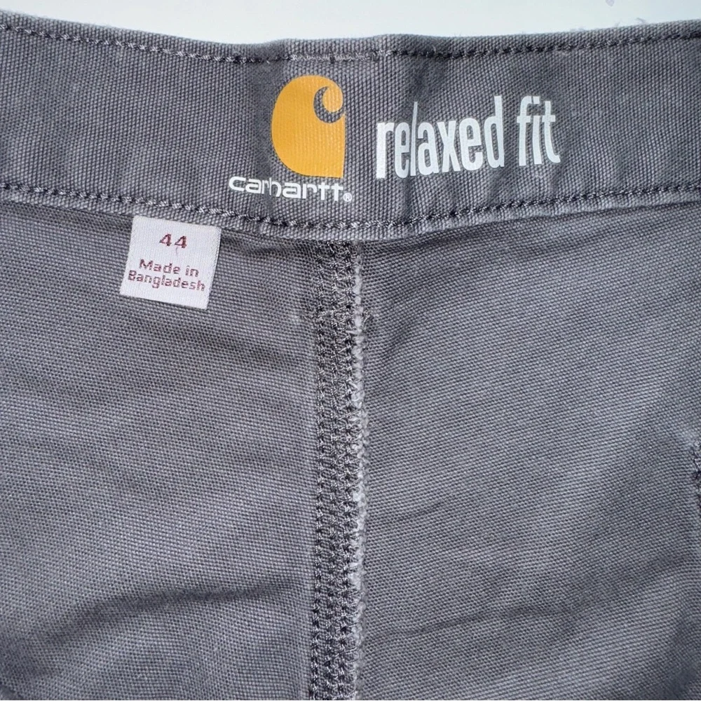 Carhartt Relaxed‎ Fit Gray Cotton Blend Work Shorts Size 44